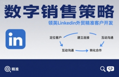 数字销售策略领英LinkedIn外贸精准客户开发-优优云网创