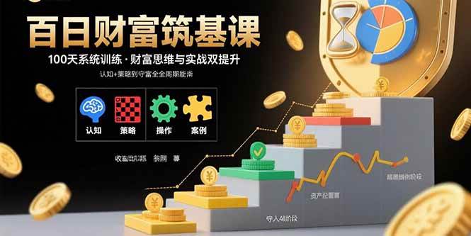 （15874期）百日财富筑基课：认知+策略+实操+案例拆解 实现从创富到守富全周期能力-优优云网创