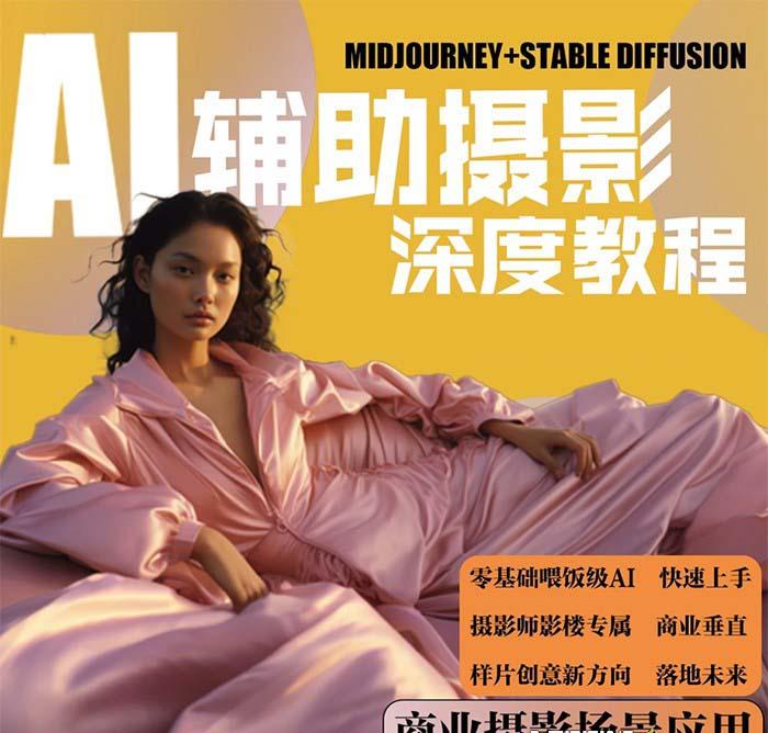 (8727期)2024年AI辅助摄影人工智能商业应用摄影课程(37节课)-优优云网创